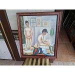 Средна картина масло на платно Испания - 3717